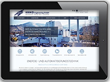 Ansicht Webseite KRIKO Engineering